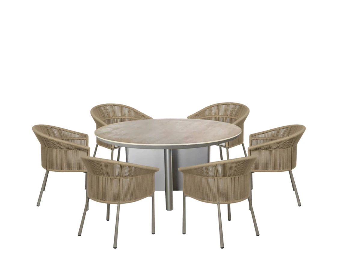 Set da bistrot da esterno da 3- pezzi: tavolo e sedie da giardino in alluminio pressofuso per tutte le stagioni, per balcone, portico e piccoli spazi