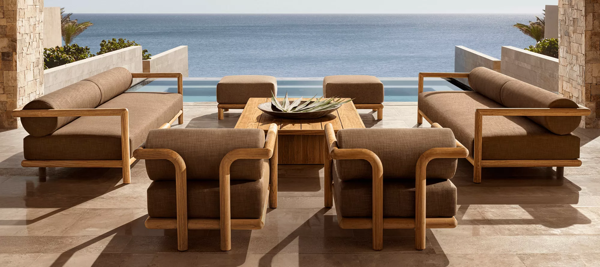 Set di mobili da esterno Palma|Teak di lusso premium