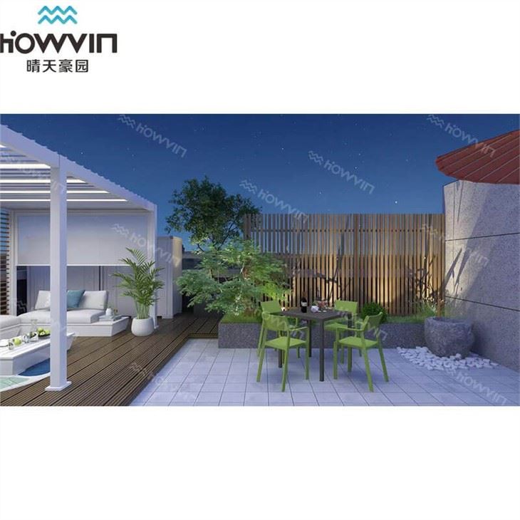 12 X 12 Pergola With Retractable Canopy