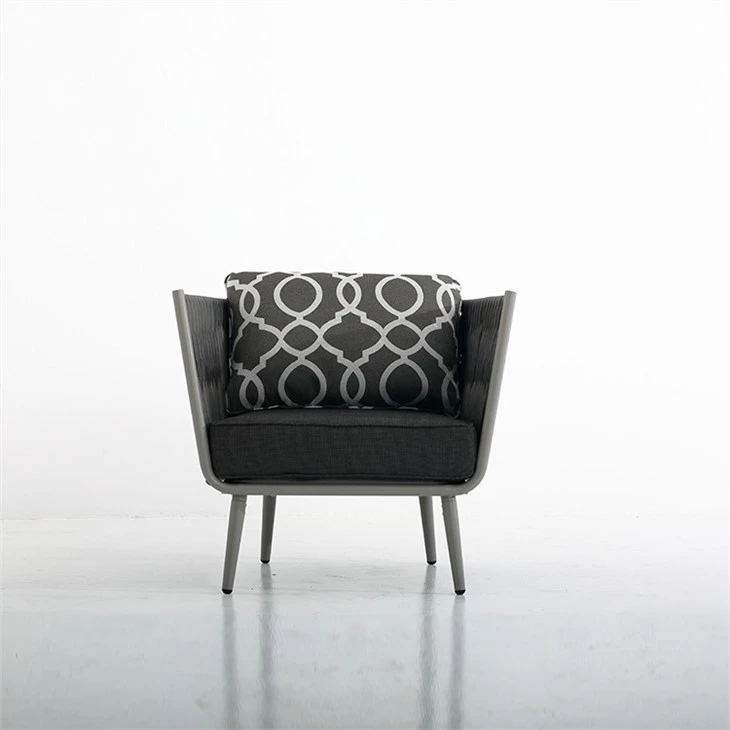 Black Rattan Outdoor Sofa Set