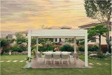 Howvin Pergola in Alluminio Rivestito Esterno Elettrico in Lega di Alluminio Sollevamento Tenda Antivento Tenda da Sole Tenda Telescopica Tenda da Sole Balcone Parabrezza